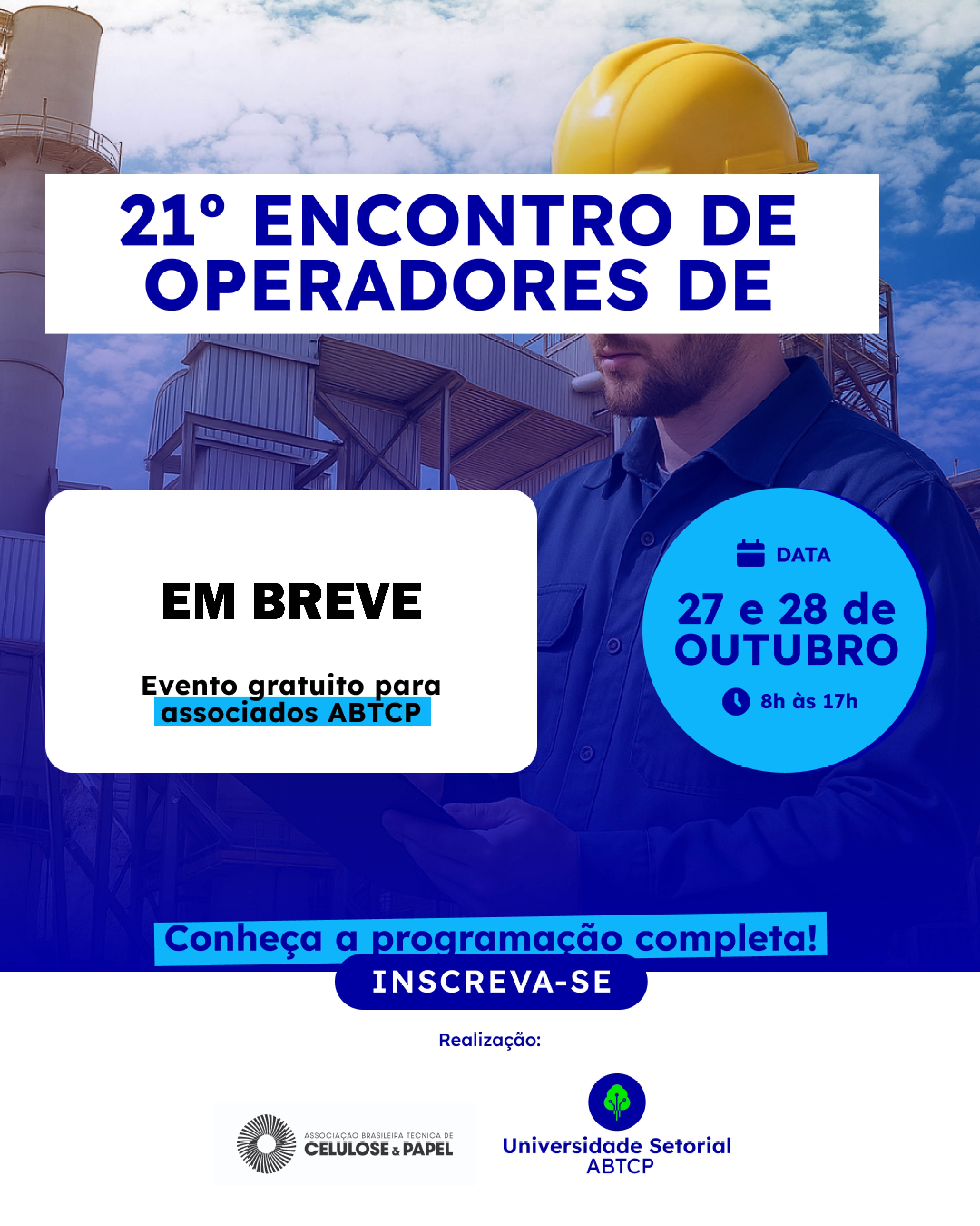 21º Encontro de Operadores de Caldeira de Recuperação e Forno de Cal